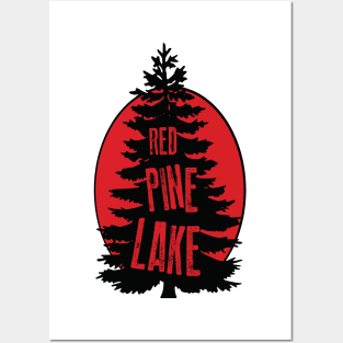 Red Pine Lake Posters and Art